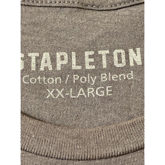 Chris Stapleton T-Shirt Size XXL Globe Life‎ Park Arlington Texas Grey - Picture 3 of 7